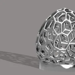 Honeycomb Egg Lamp