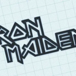 iron maiden key ring