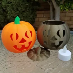 Jack-O'-Lantern Funny Face