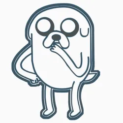 JAKE THE DOG 3 COOKIE CUTTER HORA DE AVENTURA / ADVENTURE TIME