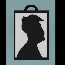 Keychain The Simpsons, Silhouette Friday