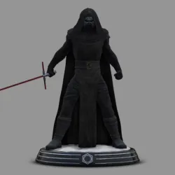 Kylo Ren Sith Lord 3D Print Diorama