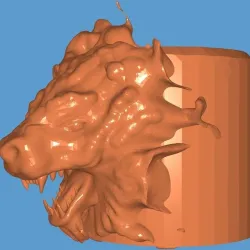 Lion planter / Flower pot