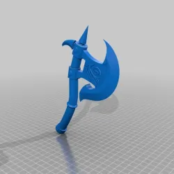 Lizardman's Axe and Shield
