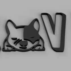 LOVE DOG - WALL DECOR