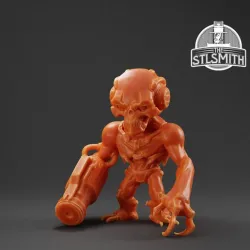 Mecha Zombie Doom Collectable Toy STL