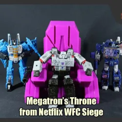 Megatron's Throne from Netflix Transformers WFC Siege