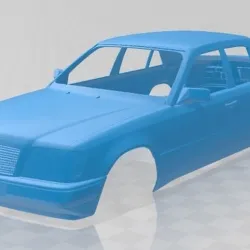 Mercedes Benz E Class Sedan 1993 Printable Body Car