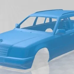 Mercedes Benz E Class Wagon 1993 Printable Body Car
