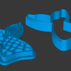 Mermaid Tail Cookie Cutter
