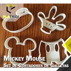 Mickey Mouse cookie cutter set