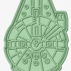Millennium Falcon cookie cutter