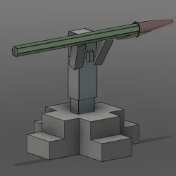 Minecraft evocative pencil holder