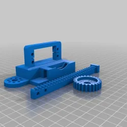 Modified servo linear actuator