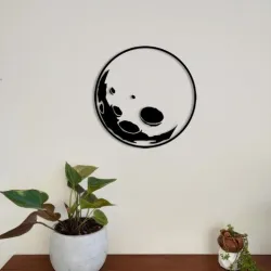 Moon decor (geometric moon)