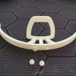 Mouth cover clips mini chin visor