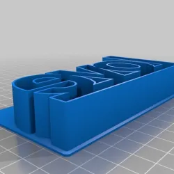 My Customized Custom Text Cookie Cutter