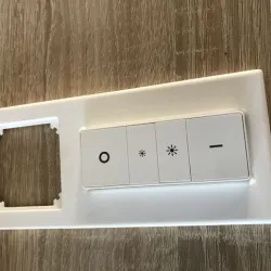 Philips Hue dimmer switch to merten light switch frame