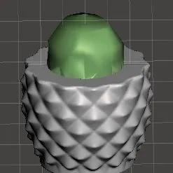 Pineapple Pot mold, pineapple pot mold