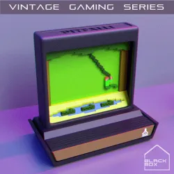 Pitfall Diorama Atari 2600 with Key Holder