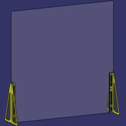 Plexiglas bracket