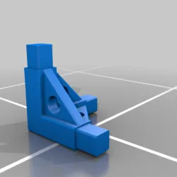 printer enclosure corner braces