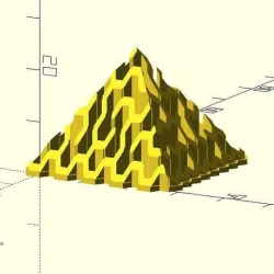 Pyramid hex maze