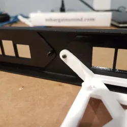 Raspberry Pi Rack Mount for 1U Decora Bracket - self threading