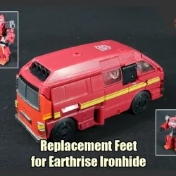 Replacement Feet for Transformers Earthrise Ironhide