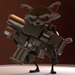 Rocket Raccoon Marvel Bust