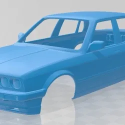Series 3 E30 Sedan 1990 Printable Body Car