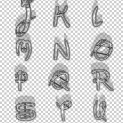 short letters DISNEY
