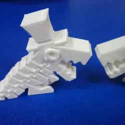 Sir Flexi Rex with movable jaw