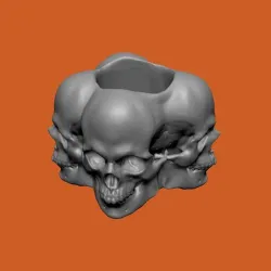 Skull Container