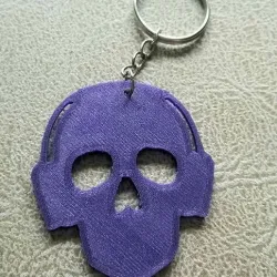 Skull key ring