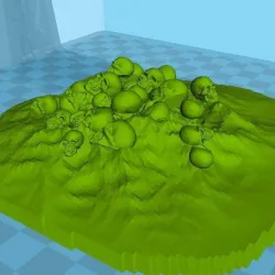 Skull pile
