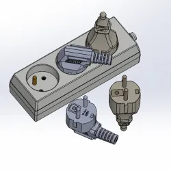 SOCKET KEY RING