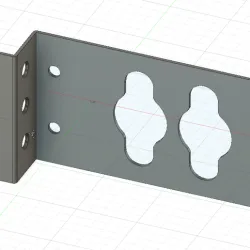Soft Mount Bracket for Rittal Server TS IT Cabinet