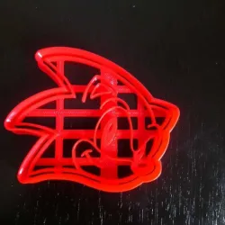 Sonic cookie cutter