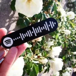 spotify song keychain