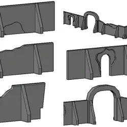 Star Wars Legion Tatoonie Compound Walls