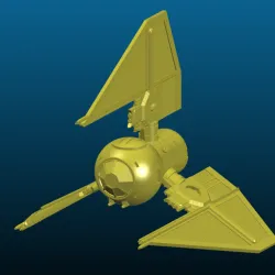 Star Wars - TIE Heavy tri-fighter / TIE Heavy Clutch - Ugly - Kitbash