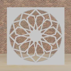 stencil mandala
