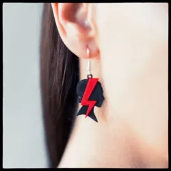 'Strajk Kobiet' earrings