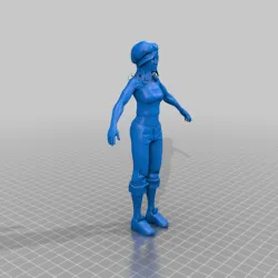 Teenage girl - export from cgtrader - Remix
