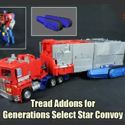 Tread Addons for Transformers Generations Select Star Convoy