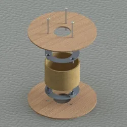 Uzaras Ahşap Makara Filament Montaj Adaptörü