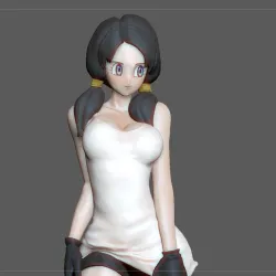 VIDEL SEXY VERSION DRAGONBALL CHARACTER ANIME STATUE MODEL