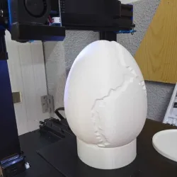 Volcanic Egg Lamp