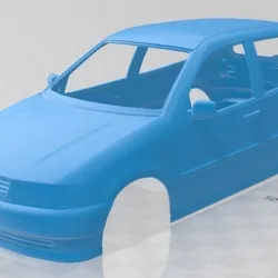 Volkswagen Polo 1994 5 Doors Printable Body Car